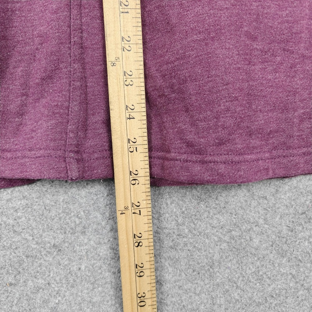 PrAna Jacket Womens Medium Purple Cotton Blend Fleece Lined Button Front Pockets - Picture 6 of 8